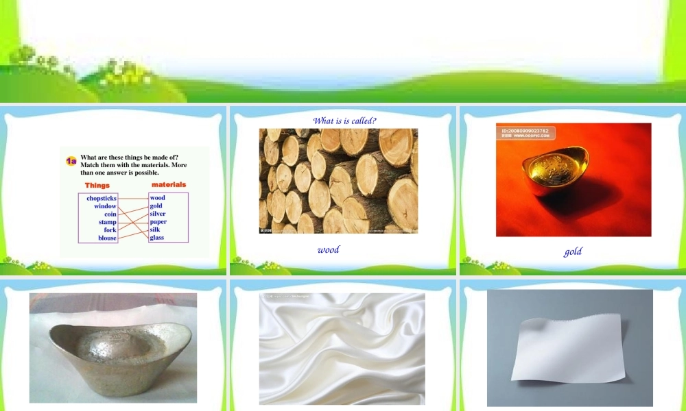 Unit-5-What-are-the-shirts-made-of-Section-A-1a-1c