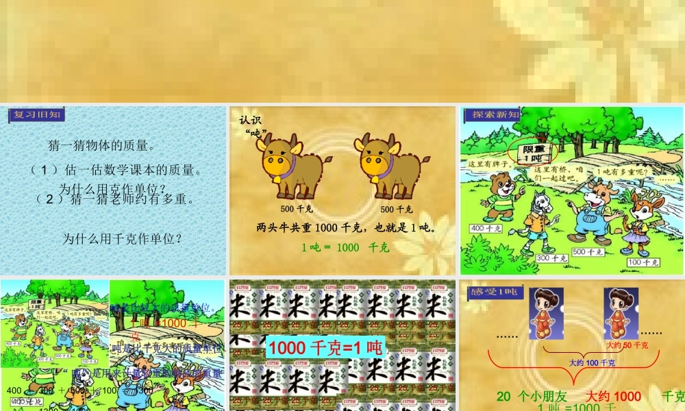 人教2011版小学数学三年级吨的认识.ppt