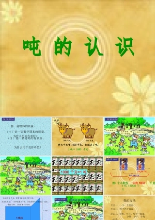 人教2011版小学数学三年级吨的认识.ppt