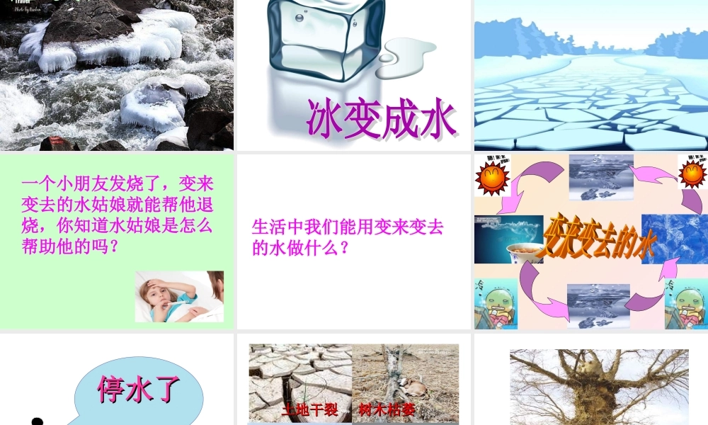 《变来变去的水》课件3
