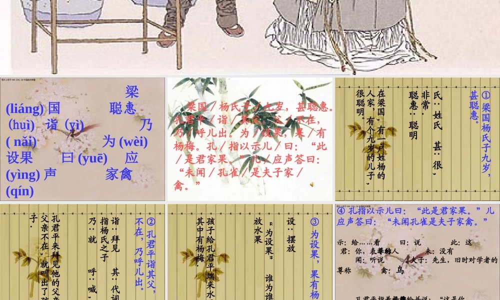 《杨氏之子》课件