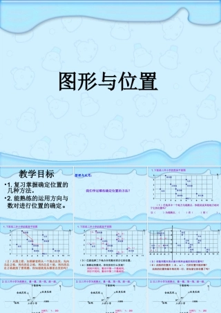 ★数学六年级下人教新课标623图形与位置课件