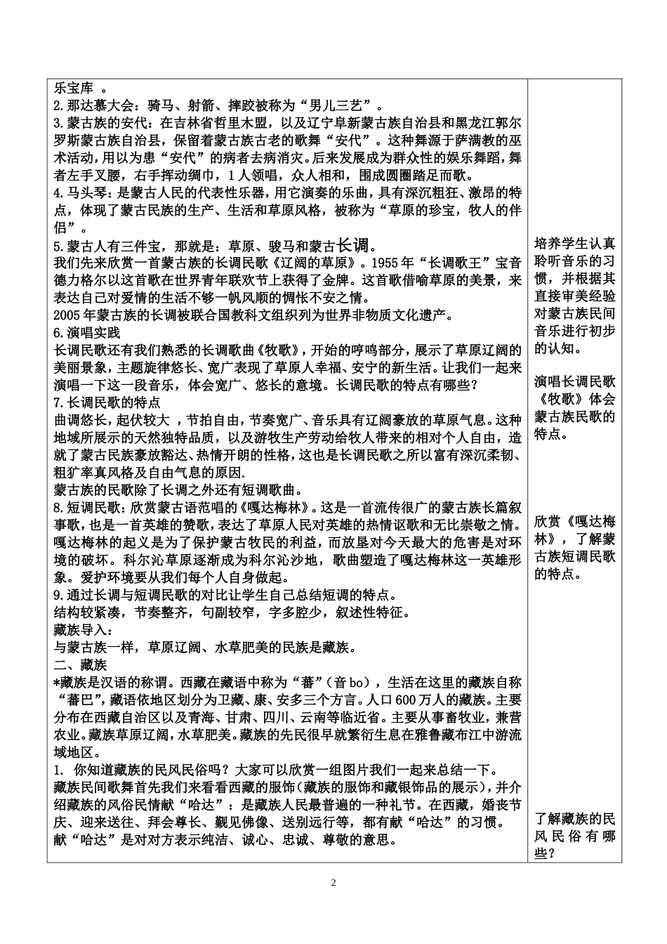独特的民族风(教案)_第2页