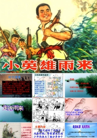 14《小英雄雨来》PPT课件