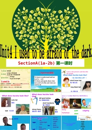 Unit4I-used-to-be-afraid-of-the-dark-SectionA(1a-2b)第一课时