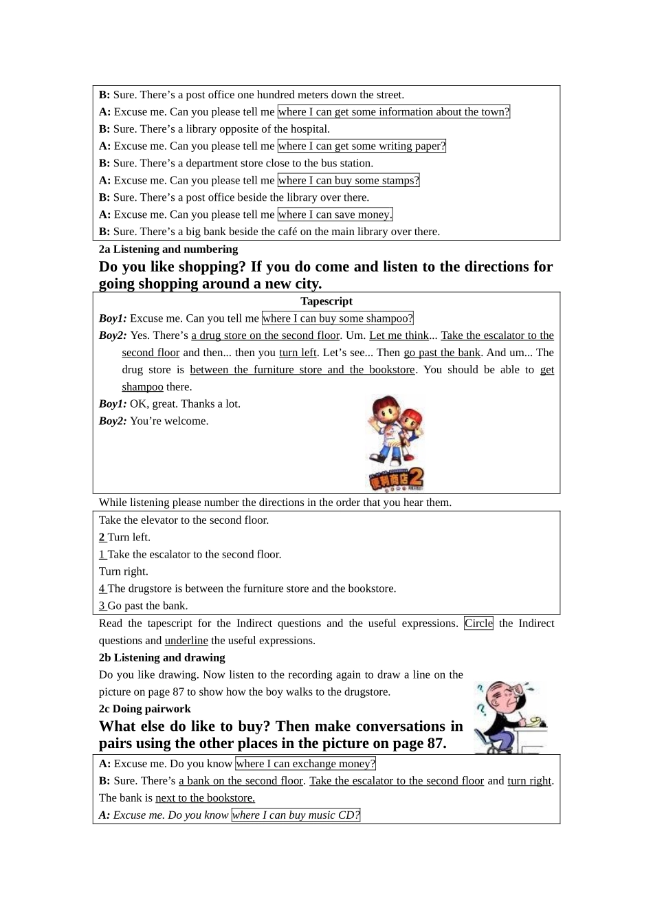 Unit11Couldyoupleasetellmewheretherestroomsare_第3页