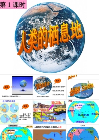 2.1.1-人类的栖息地(课件)