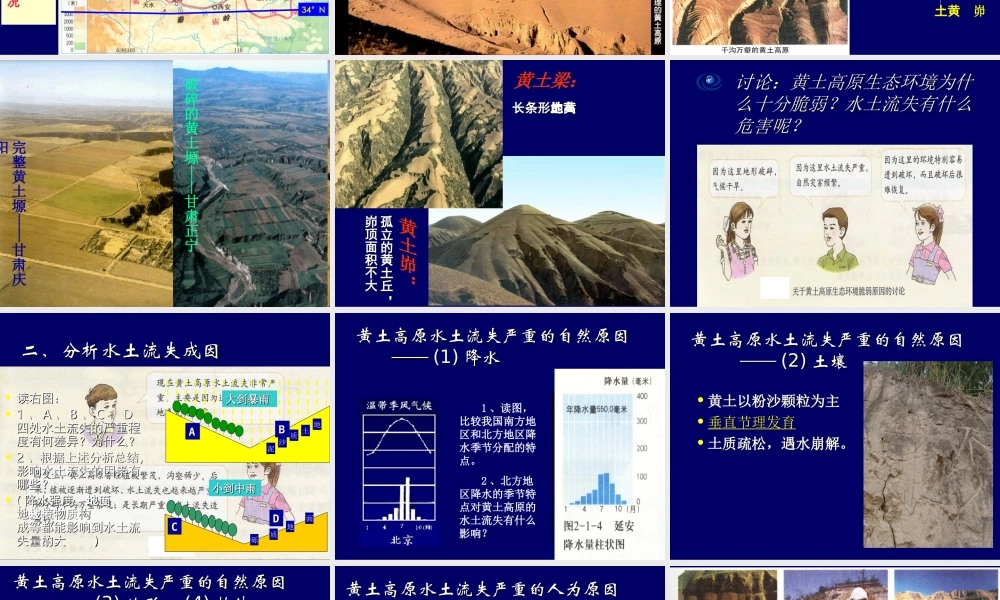 黄土高原水土流失的成因及其治理