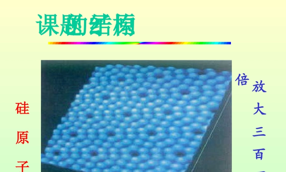 原子的结构课件一-新课标-人教版