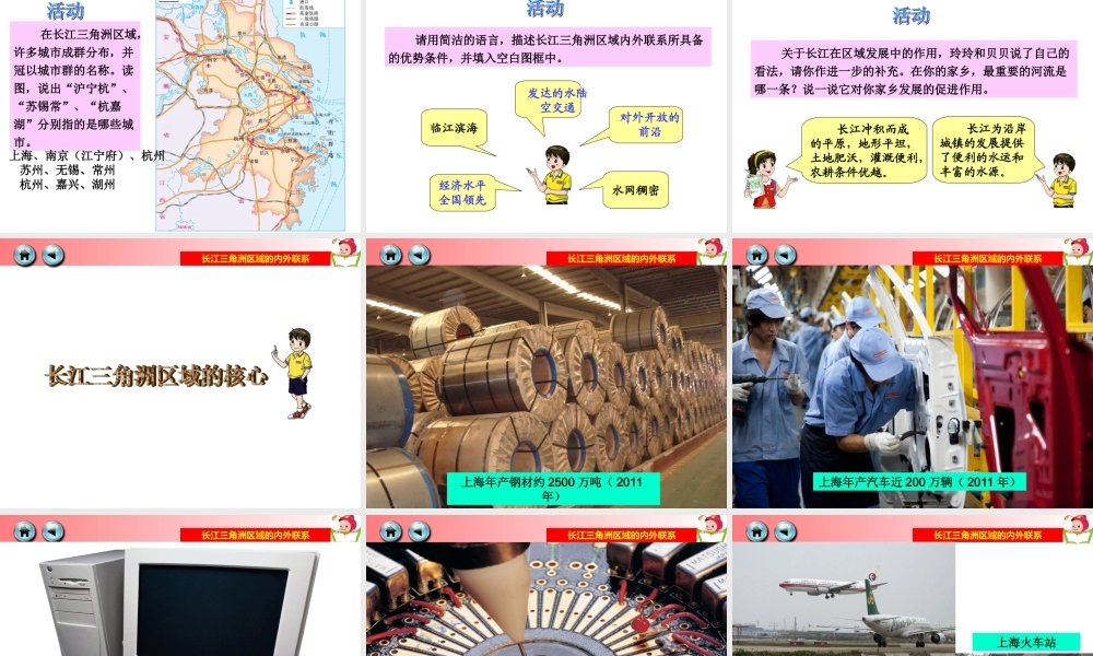 第四节长江三角洲区域的内外联系-(4)