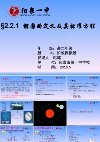 12.3椭圆的标准方程
