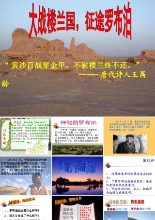 zmj-罗布泊消失的仙湖