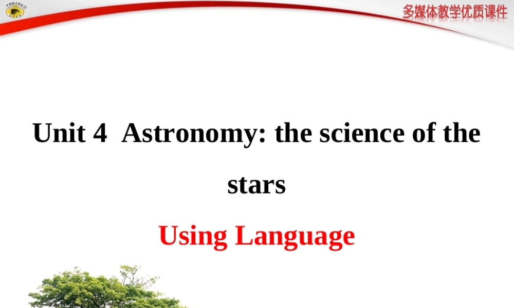 Unit4avisittothemoon及listening