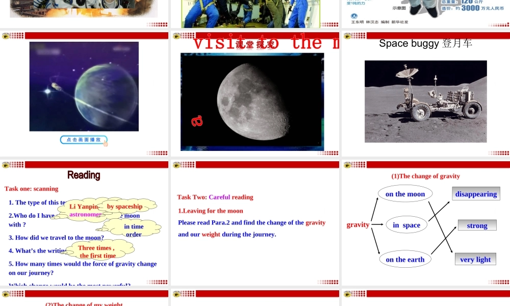 Unit4avisittothemoon及listening