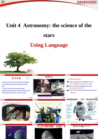 Unit4avisittothemoon及listening