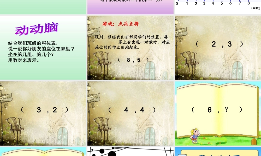 新版北师大版数学四年级上册《确定位置》PPT课件