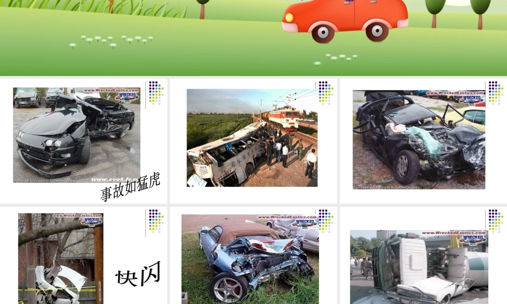 交通安全伴我行—安全教育主题班会