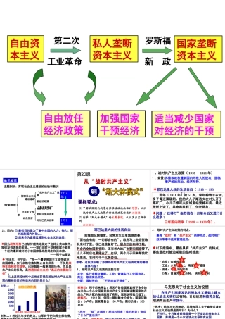 从战时共产主义政策到斯大林模式1-(1)