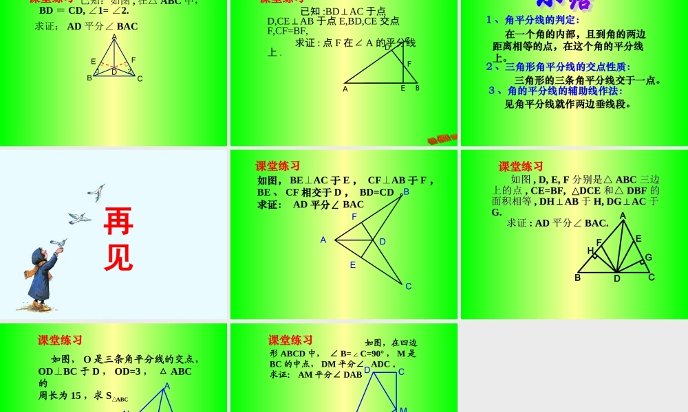 133角平分线的性质(2)