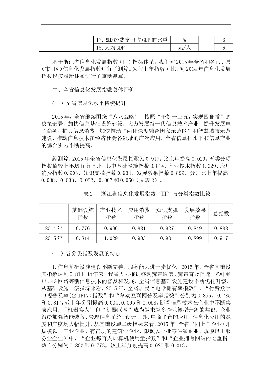 2015年浙江省信息化发展指数评价报告_第3页
