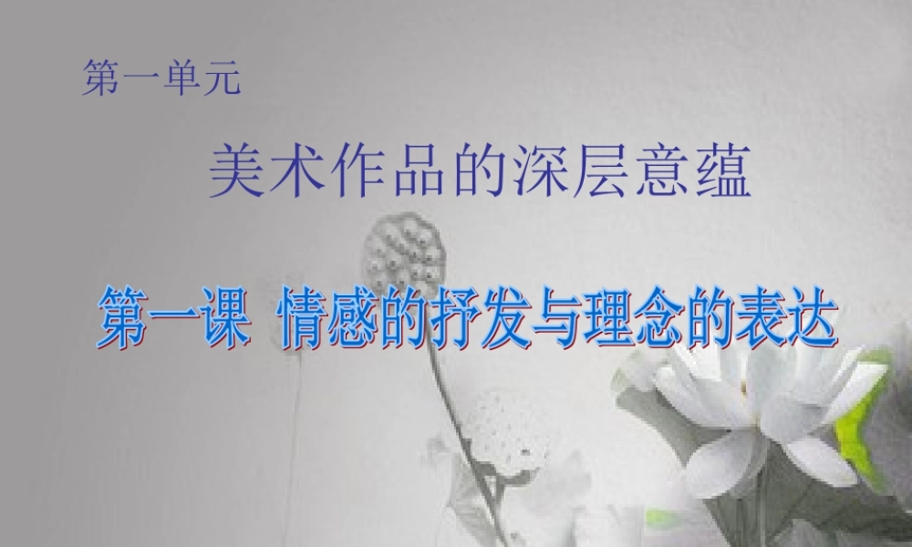 第1课情感的抒发与理念的表达-(5)
