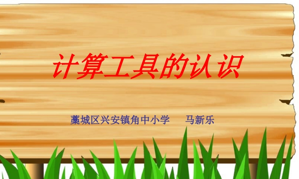 小学人教四年级数学计算工具的认识-(9)