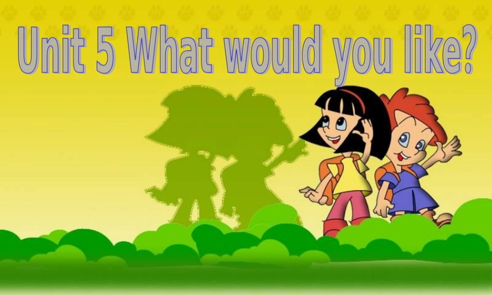 Unit5Lesson1-PEP小学四年级英语上册