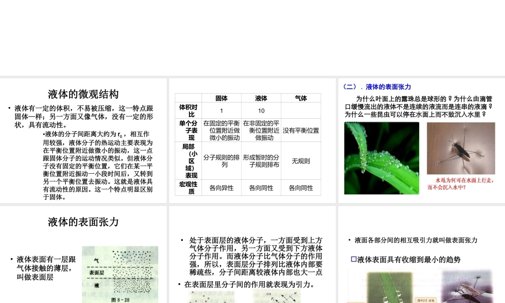 第04节液体的性质液晶