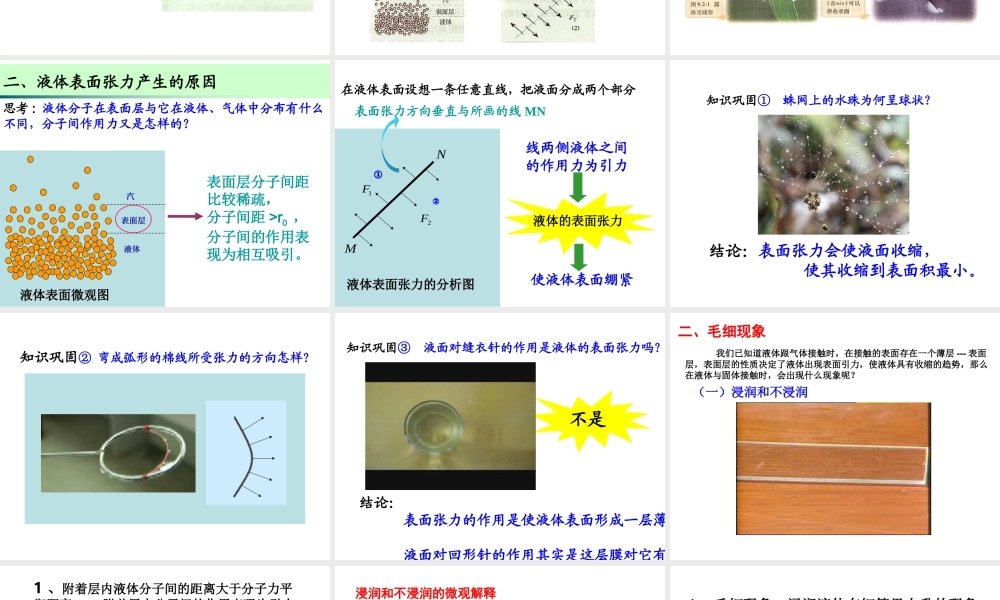 第04节液体的性质液晶