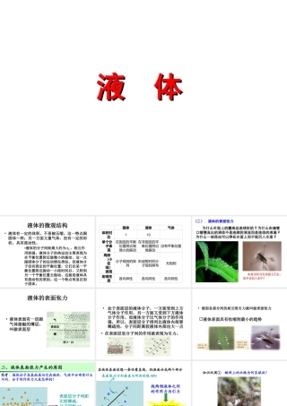 第04节液体的性质液晶