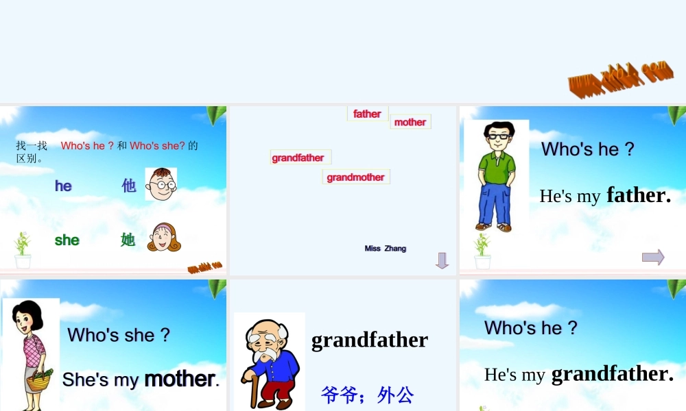 三年级上册unit6-Who's-he