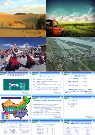 第五章中国的地理差异(共20张PPT)-ppt课件-人教版-地理八年级下册
