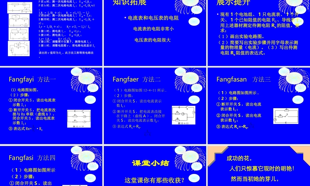 欧姆定律的应用课件