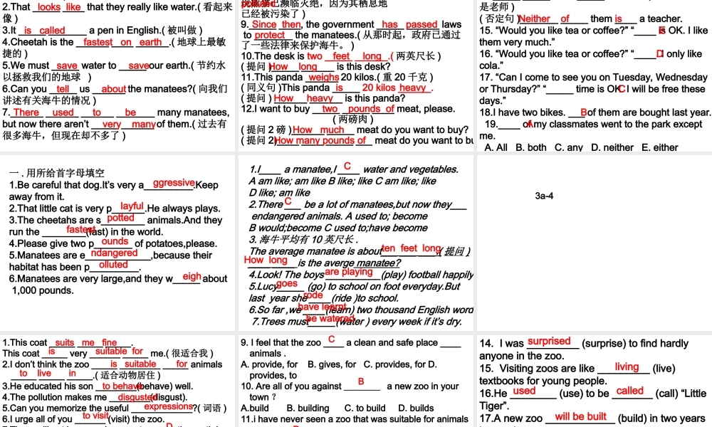 人教版九年级英语Unit15课件