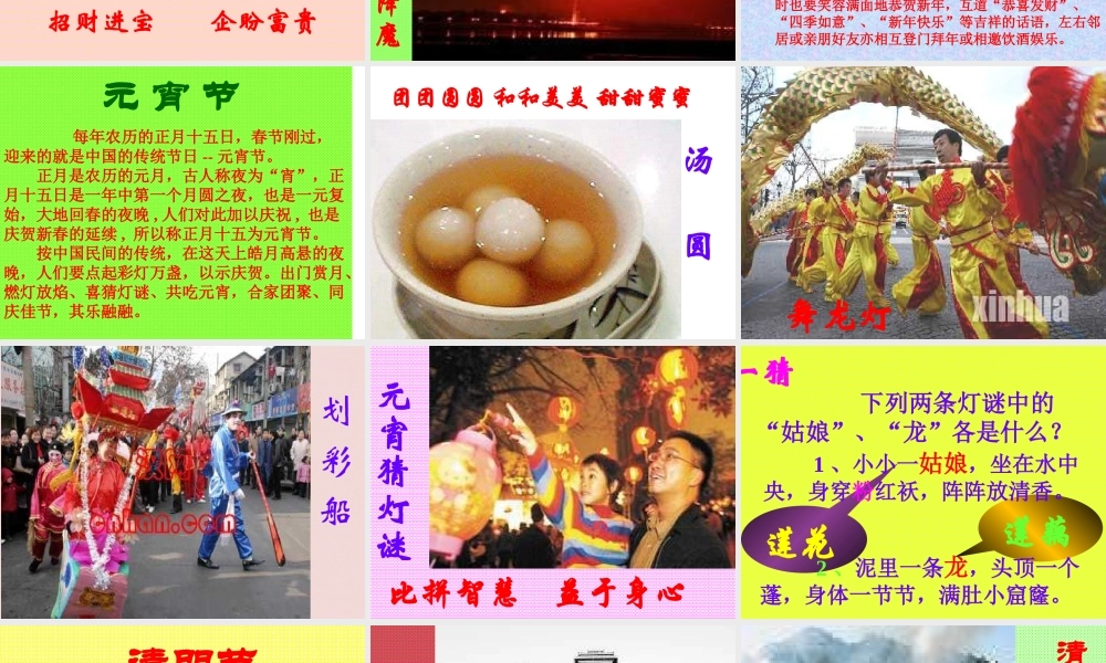 《寻找家乡的民风民俗》课件2