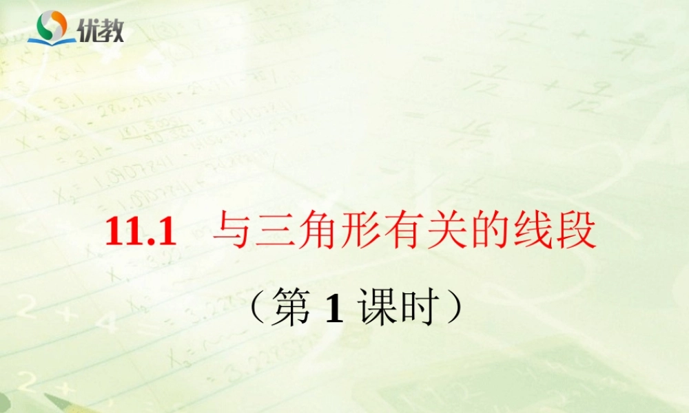《与三角形有关的线段(1)》教学课件