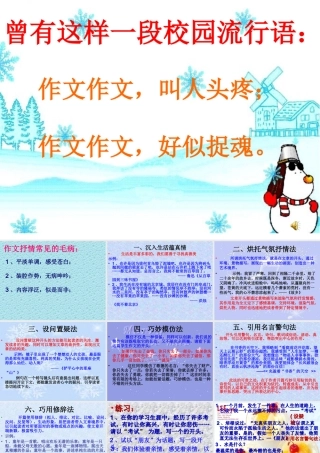 作文系列课件-如何写作文的开头