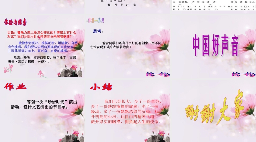 我听见时光的声音