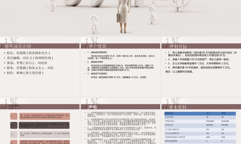 AFP理财规划方案