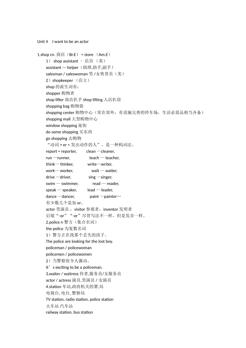 Unit4Iwanttobeanactor_第1页