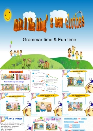 六上U1Theking'snewclothes第二课时