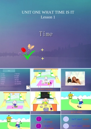 UNIT-ONE-WHAT-TIME-IS-IT-Lesson-1----time