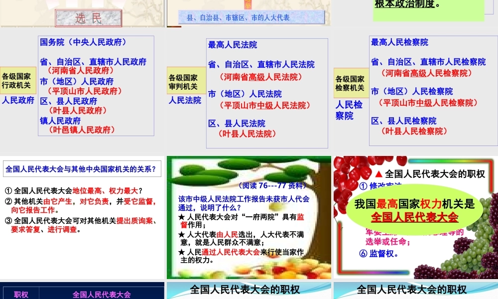 6-1人民当家做主的法治国家(课件)