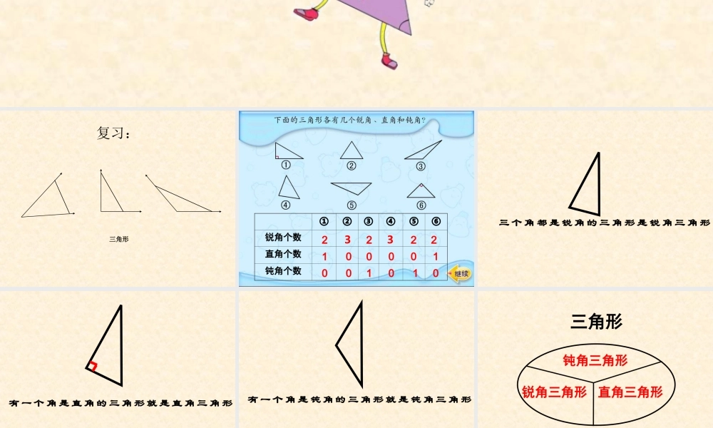 四年级数学下册四年级下册3-三角形第一课时课件