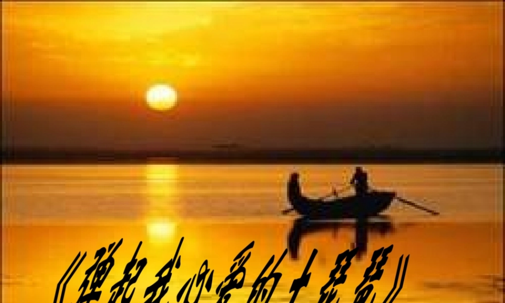 《弹起我心爱的土琵琶》课件