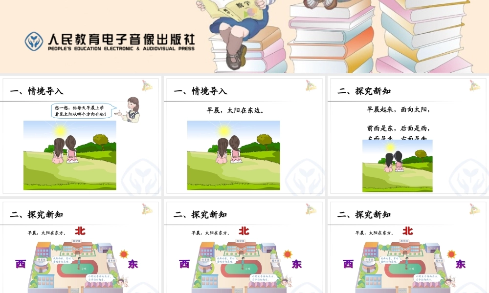 认识方向(主题图、例1)