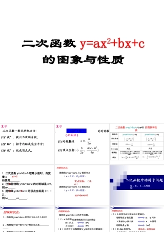 26.2.2二次函数的符号