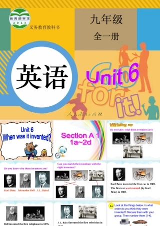 Unit6--SectionA(1a-2d)精品课件