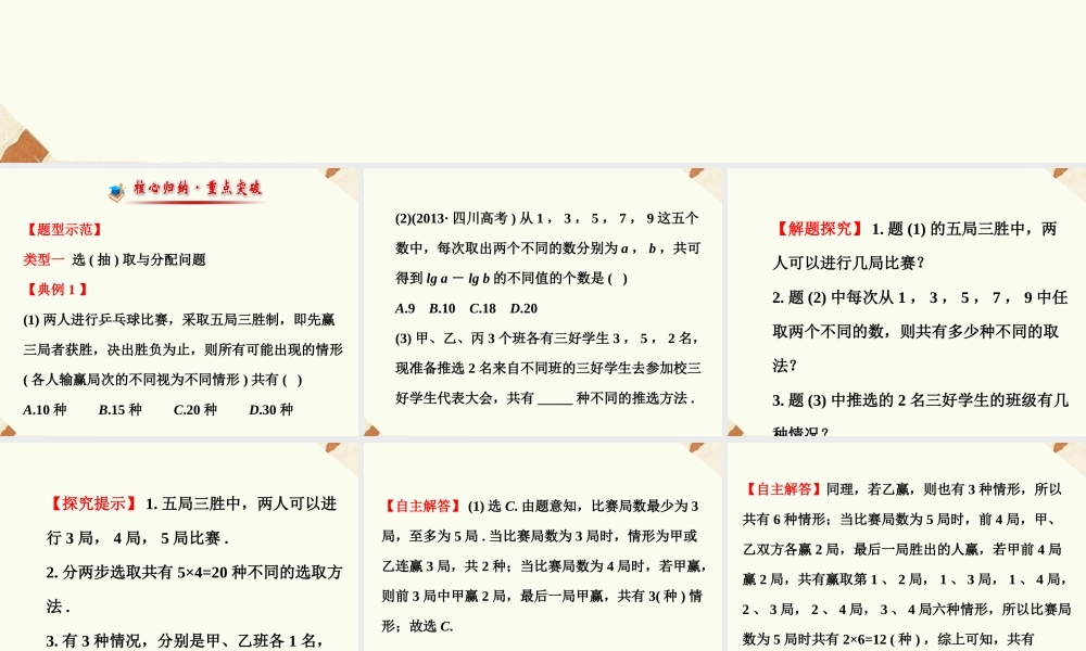 《1.1.2分类加法计数原理与分步乘法计数原理的应用》课件1