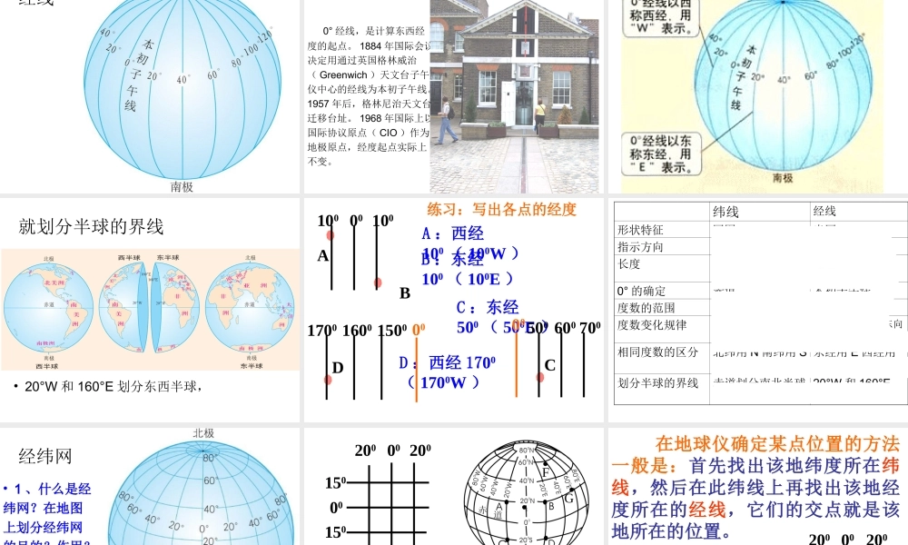 地球和地球仪课件